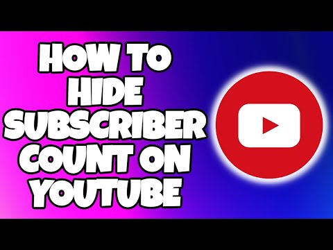 How to Hide Subscribers Count on YouTube (2023)