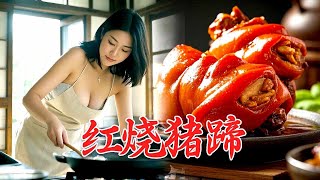 紅燒豬蹄太香啦！# 農村生活#農村美食#紅燒豬蹄