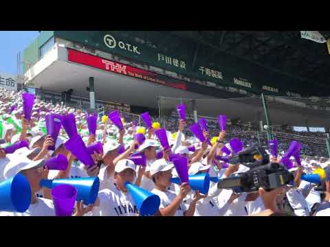 飯山高校 ロッテ大チャンス 最終回の熱い応援 2019甲子園 仙台育英戦 飯山高校応援