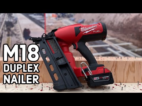 Milwaukee M18 Duplex Nailer