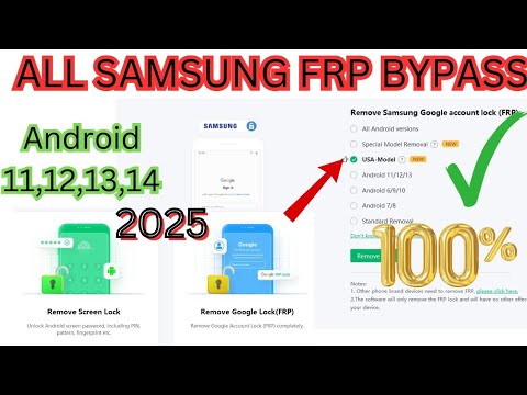 Finally🔥 Easy Samsung FRP Tool 2024 Android 14,13,12 Latest Security | All Samsung FRP Unlock Tool✅