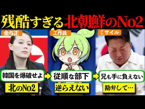 世界がまだ知らない！北朝鮮で最も怖い女性とは？【ずんだもん×ゆっくり解説】