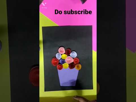 flower vase making#crafts#shorts#viral#videos