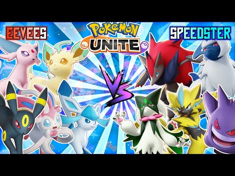 Eevees vs Speedster Challenge 💥|| Pokemon unite