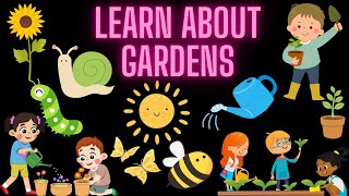 Sprout Squad: Our Amazing Gardens Grow! | Learning Video about gardens for toddler / kids