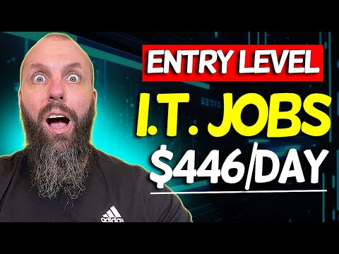 5 Entry Level IT Jobs Always In Demand 2024!!