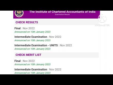 |CA Result Out | CA Final and Intermediate Result Out | Check Now|