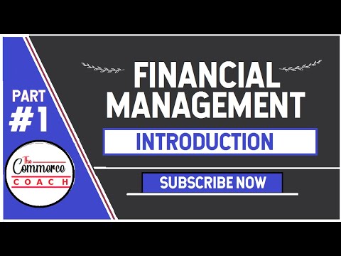 01 Financial Management Introduction hindi - CA Inter CMA inter CS exe : The Commerce coach