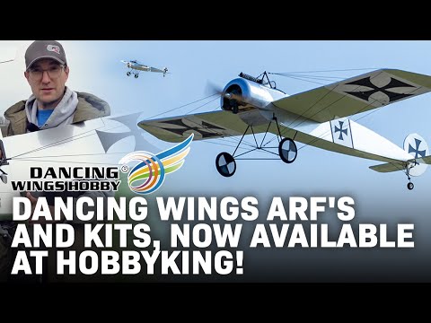 Dancing Wings ARF's and Kits @ Hobbbyking.com - Fokker Eindecker Flight Review