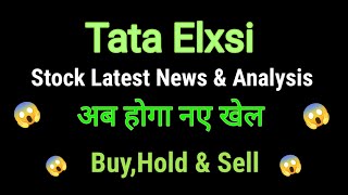 tata elxsi share news today l tata elxsi share latest news l tata elxsi share price today