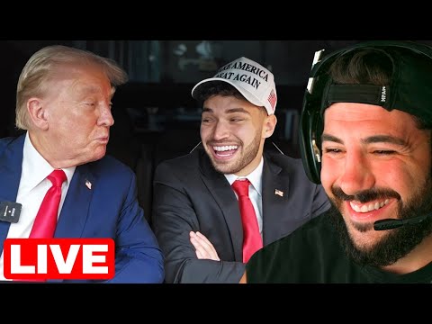 Trump Actually Streamed with Adin Ross!