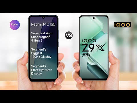 Redmi 14c 5g vs IQOO Z9x 5g || Full Comparison