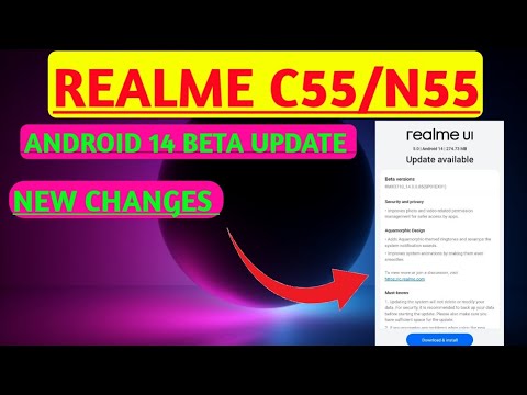 REALME C55// NARZO N55 ANDROID 14 ISSUE FIX UPDATE #realmec55 #realmenarzon55