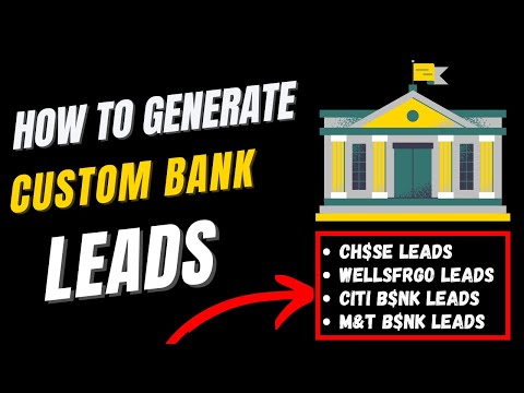 How to Generate Custom Bank Leads - SMS Spamming