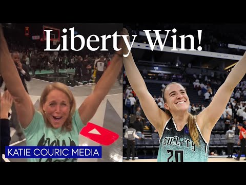 Katie Couric Congratulates Sabrina Ionescu on NY Liberty's Historic WNBA Championship