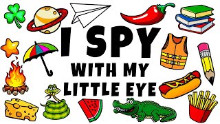 I Spy with my little eye... Listen to the letter and find the object. (Word Game for Kids)