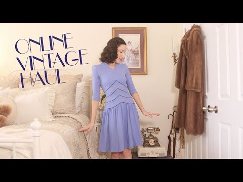 I Did a Bit Of Online Shopping! Vintage haul | 1940s | Carolina Pinglo