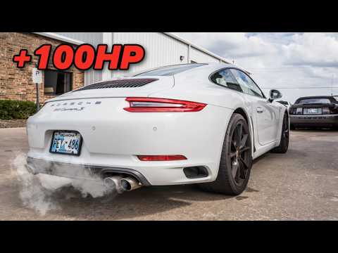 PORSCHE 911 Carrera S DOWNPIPE + TUNE | FABSPEED (Acceleration, Revs, Coldstart)