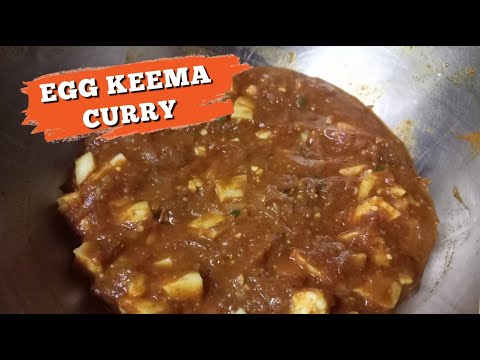 Egg Keema Curry dhaba style made at home within 10 minutes.