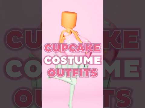 DRESS TO IMPRESS cupcake costume outfits #roblox #dresstoimpress #dti #edit #viral #shorts