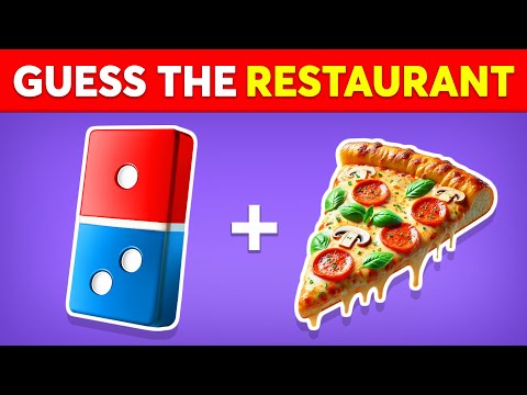 Guess the Fast Food Restaurant by Emoji? 🍔🍕 Emoji Quiz