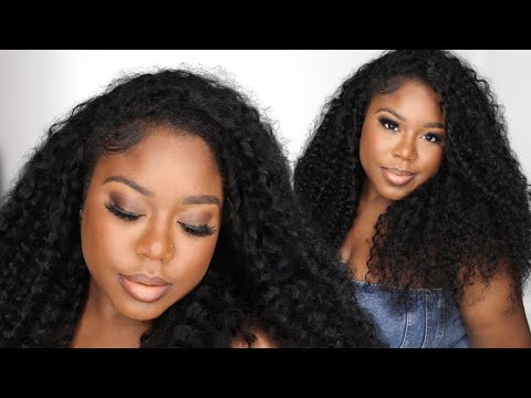 Flip Over Quick Weave | NO Leaveout Crochet Method | Unice Hair