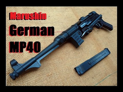 ToyGunﾓﾃﾞﾙｶﾞﾝ発火《マルシン MP40 マシーネンピストーレ ABSモデル》を4種のカートリッジで発火してみた