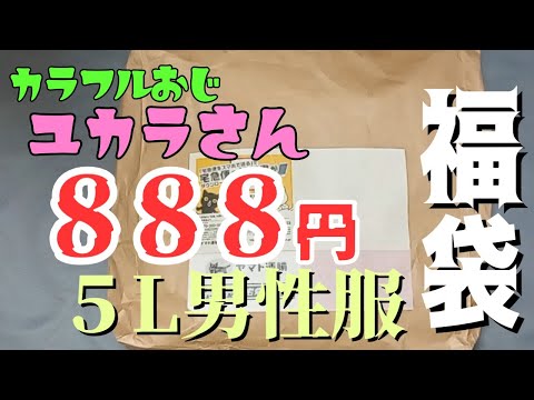 【メンズ福袋】888円(送料・税込)５Lサイズ服福袋買ってみた!!