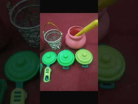 Unboxing mini Plastic kitchen set.MininToys for kidz #kitchenset #plasticset