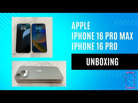 Apple iPhone16 Pro Max unboxing