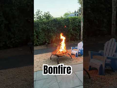 Bonfire alone in the backyard #bonfire #alone #backyard #moosejaw #short