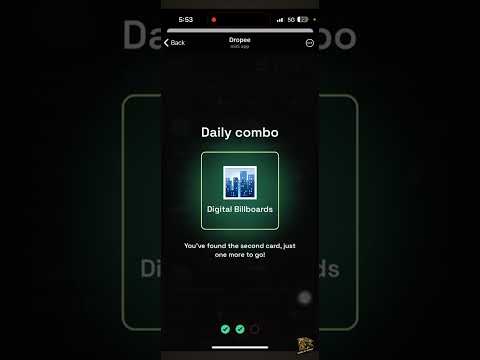 Dropee Daily Combo 27-28 December | New Daily Combo Card 27 December |Daily Combo Dropee