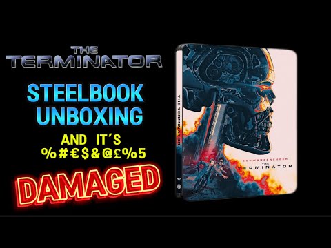 The TERMINATOR 4K Blu-ray. Steelbook Opening.