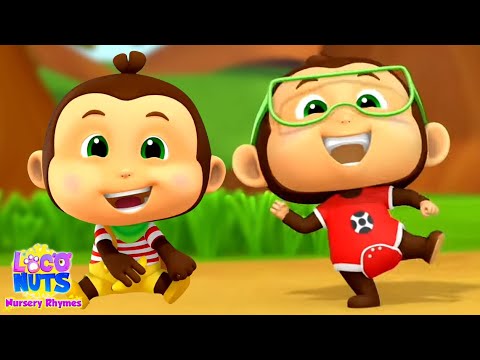 Monkey Dance Song, Fun Rhyme for Kids by Loco Nuts Nursery Rhymes