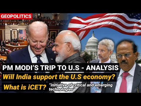 PM Modi's Trip to USA 22nd June Analysis | What is iCET initiative | Will India support US Economy