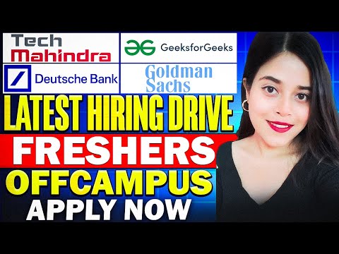 🔥 TECH MAHINDRA, GFG, DEUSTCHE BANK HIRING ANNOUNCED |FRESHERS|  APPLY NOW🔥