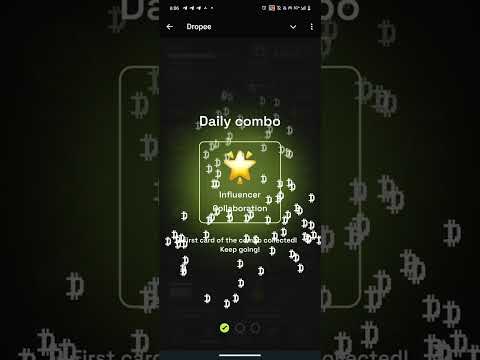 Dropee Daily Combo 7 November | Dropper combo today | Dropee Daily Combo Today