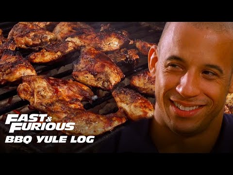 Fast & Furious Yule Log | 1 Hour BBQ With The Fast Family