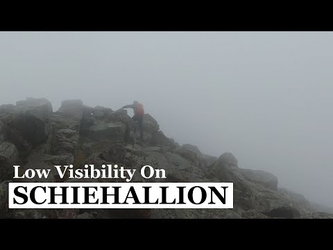 Low Visibility On Schiehallion - Munro Bagging in Scotland