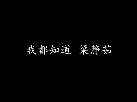 我都知道 梁静茹 (歌词版)