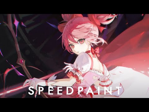 m a d o k a // Photoshop  Speedpaint