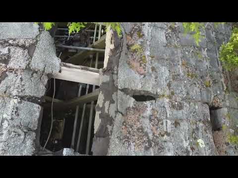 A special Requested from a person at Camp Hero.Abandoned barracks | Flying over the roof!