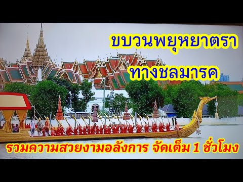 ขบวนพยุหยาตราทางชลมารค Royal Barge Procession #เรือสุพรรณหงส์ #เรือพระที่นั่ง #thailand #king