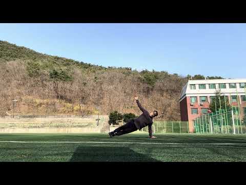 사이드플랭크왼쪽 left sideplank