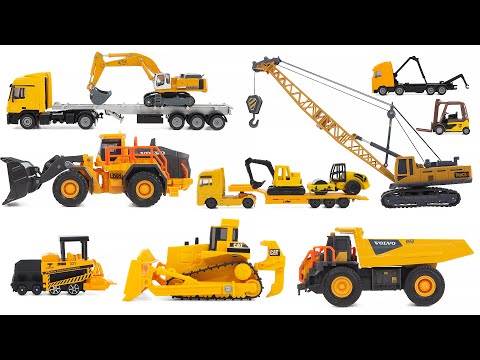 Let's move the various heavy equipment, big and small, one by one