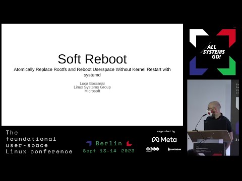 Soft Reboot: atomically replace rootfs and reboot userspace without kernel restart