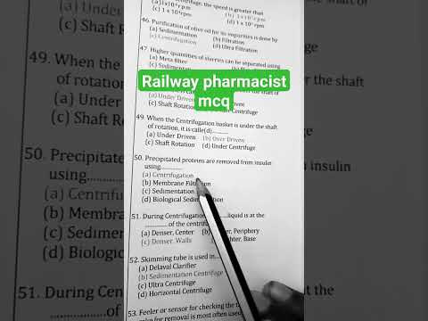 railway pharmacist MCQ #pharmacist #pharmacy #gpat #dpharma #viral #youtuber #trending #study #neet