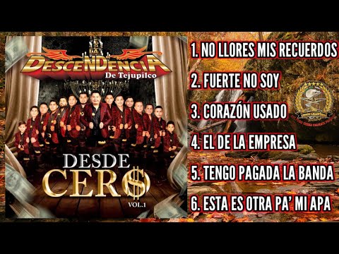 CD - Desde Cero Vol. 1 / La Descendencia De Tejupilco / Álbum 2021