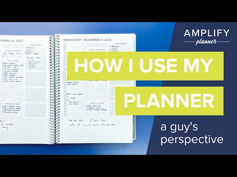 How Ian (Chelsea's Husband) Uses His Amplify Planner