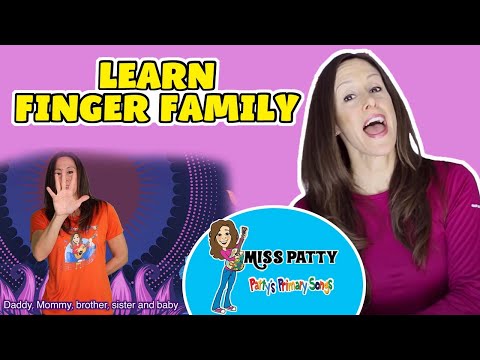 Learn Finger Family Song Nursery Rhyme for Toddlers Babies and Children by Patty Shukla